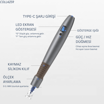 Collazer Mikro İğneleme Cilt Kalemi